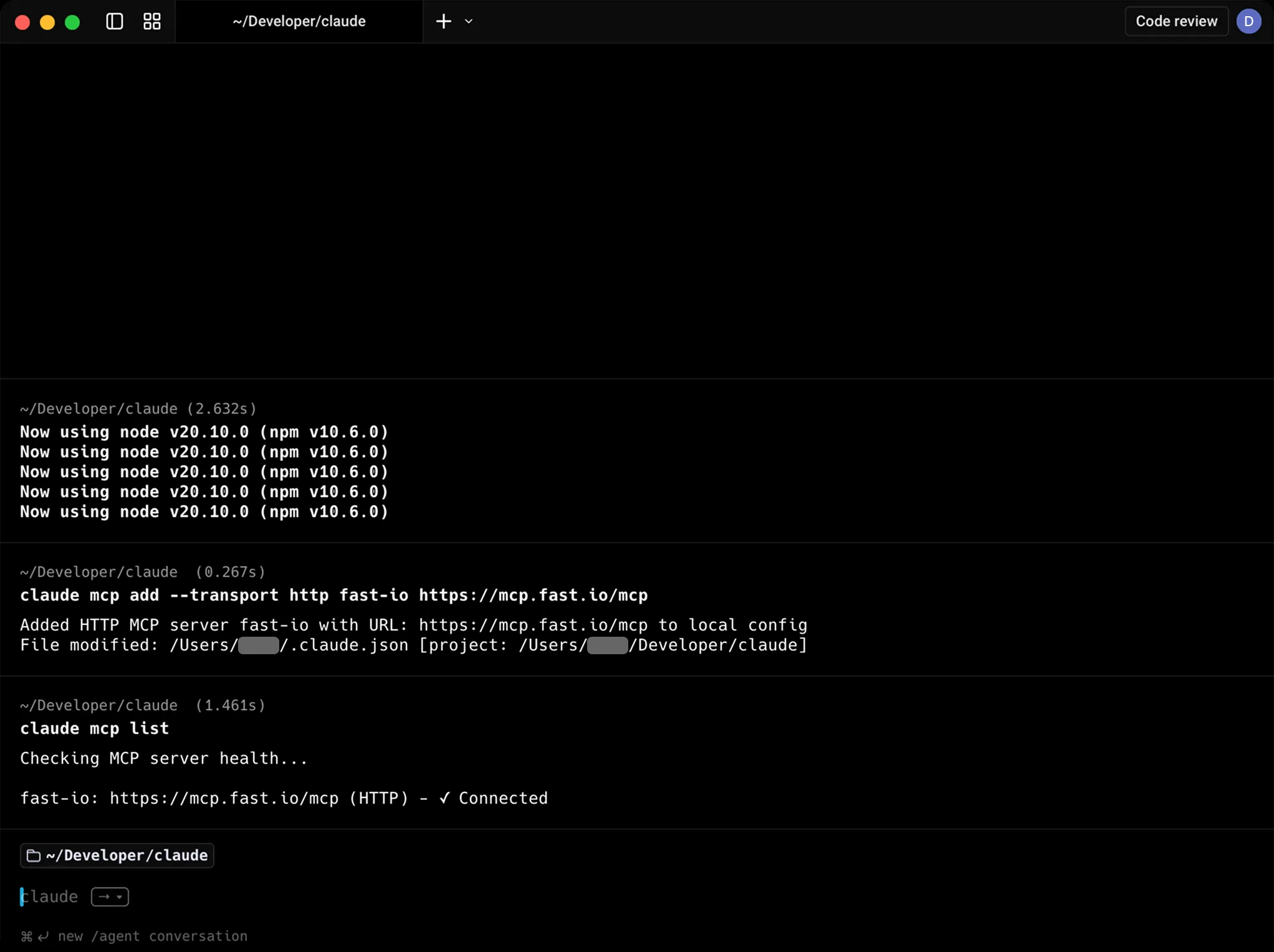 Claude Desktop Fast.io connector permission configuration
