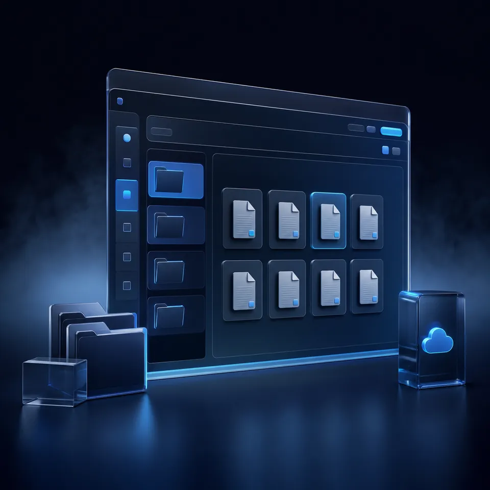 A secure digital vault representing legal document storage and client portal workspaces