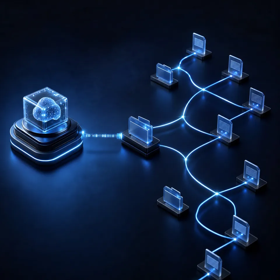 AI agent workspace with shared healthcare documents