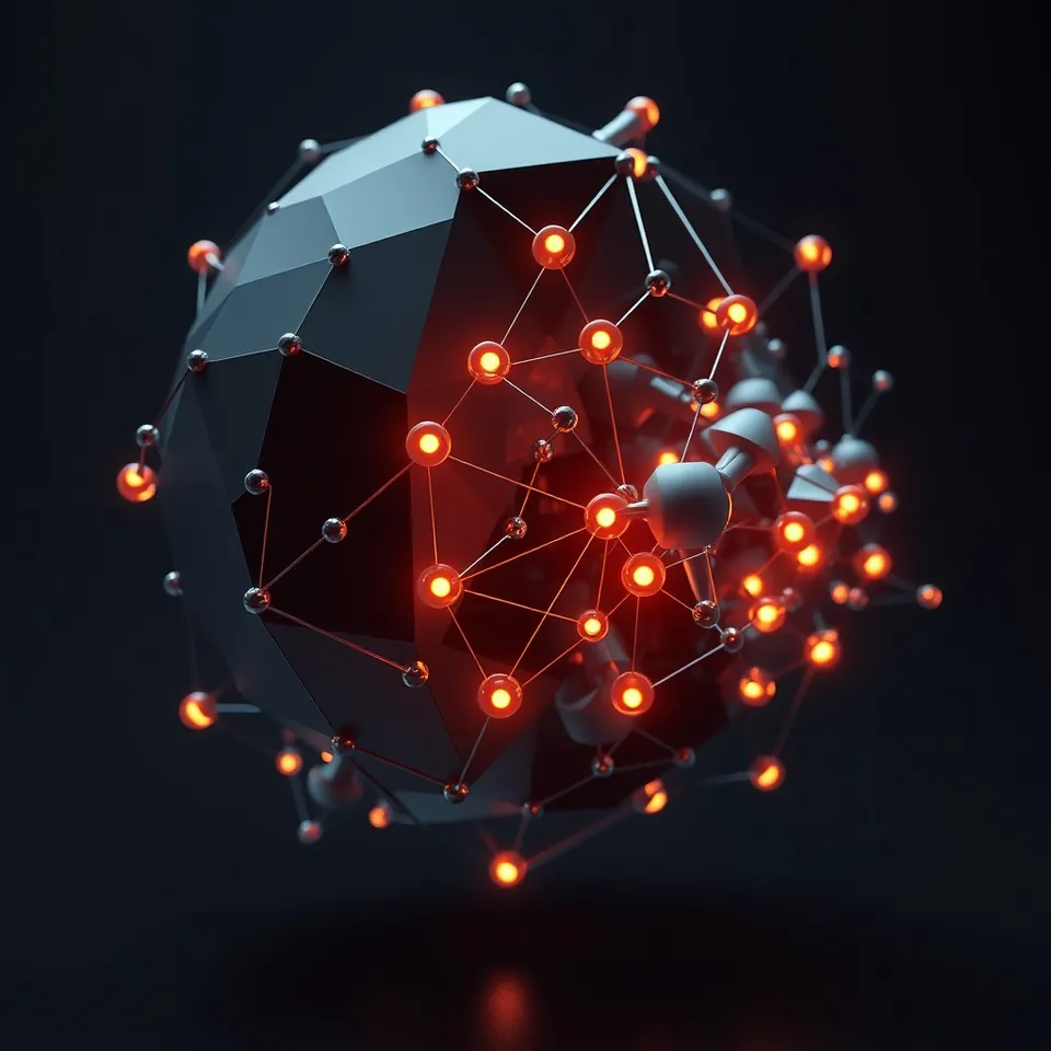 AI agent system processing tasks autonomously across connected services