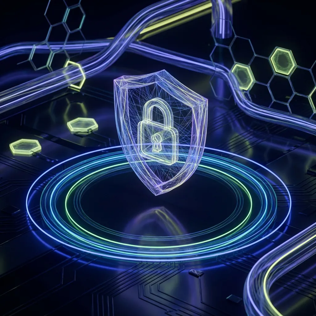 Diagram showing secure credential injection flow for AI agents