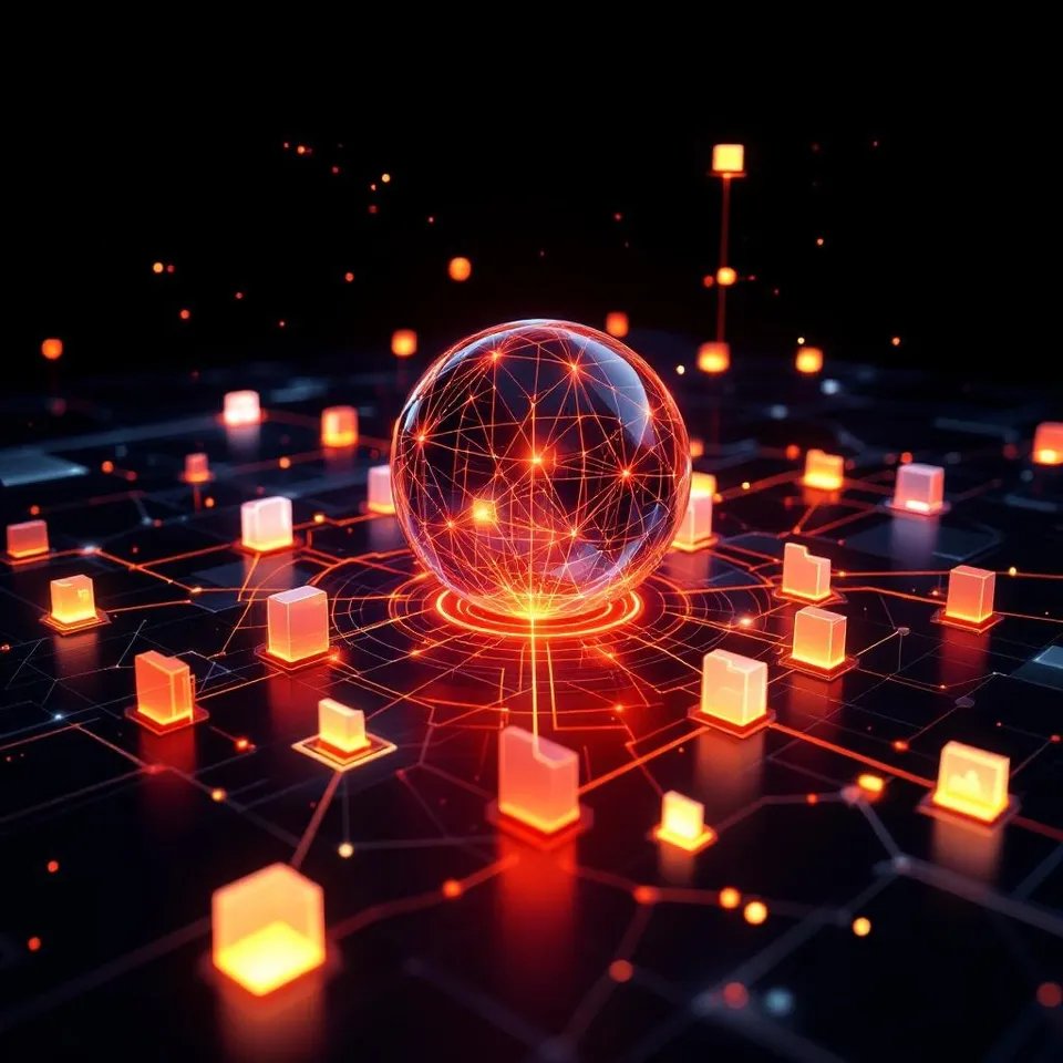 AI agent orchestrating tool chains in a shared workspace