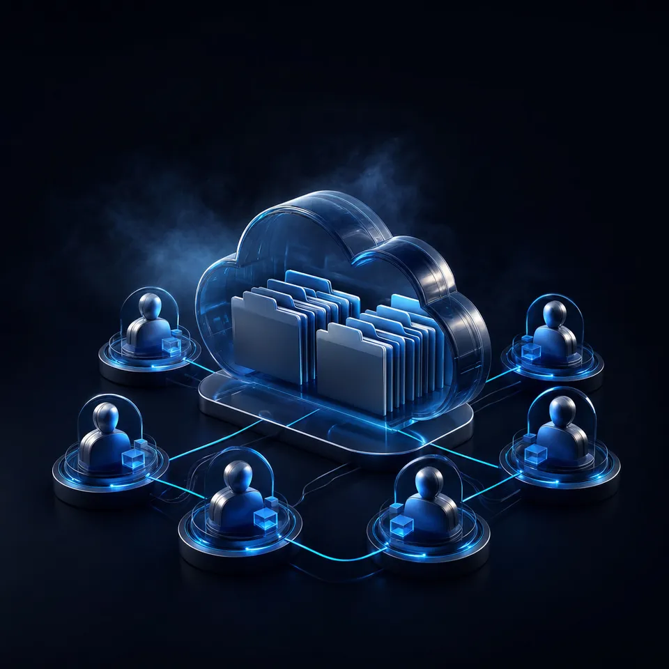 APFS allocates space dynamically across shared container pools, supporting up to 8 EiB per file.