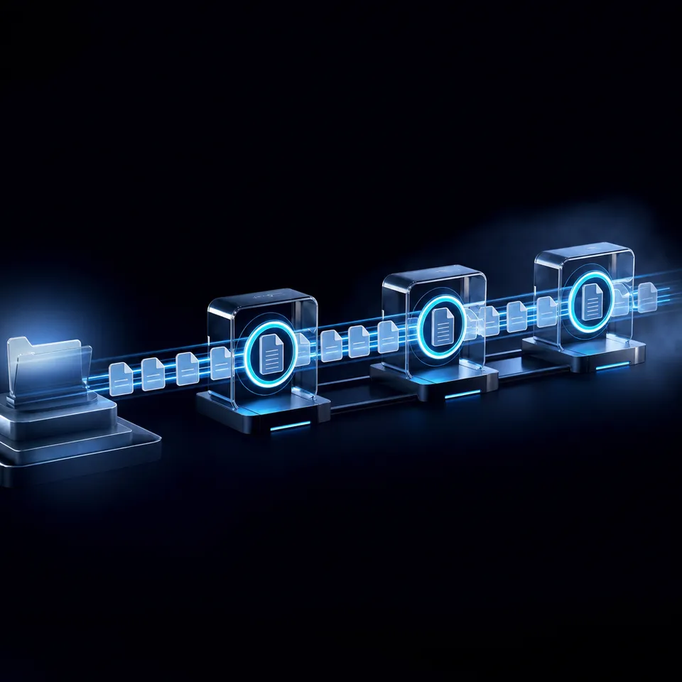 Automated Base44 cloud import workflows streamline enterprise document ingestion from external storage.