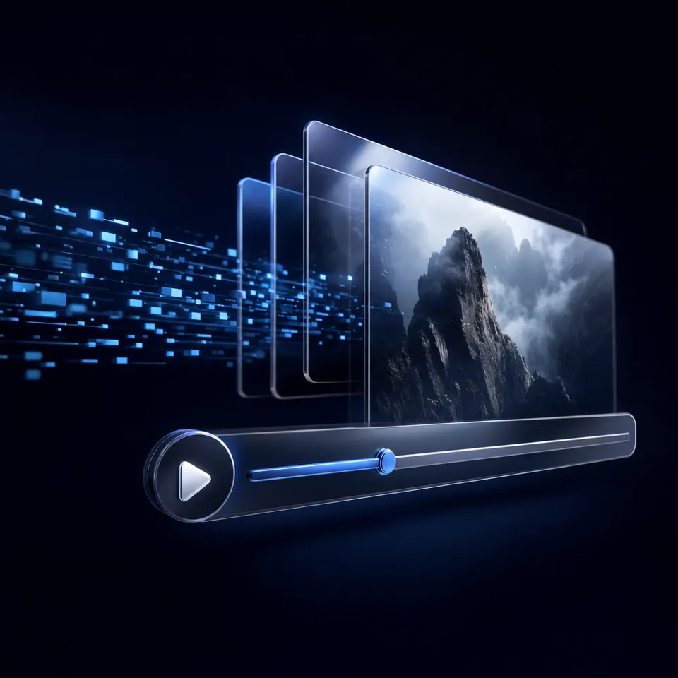 Video production workspace with editing tools and timeline