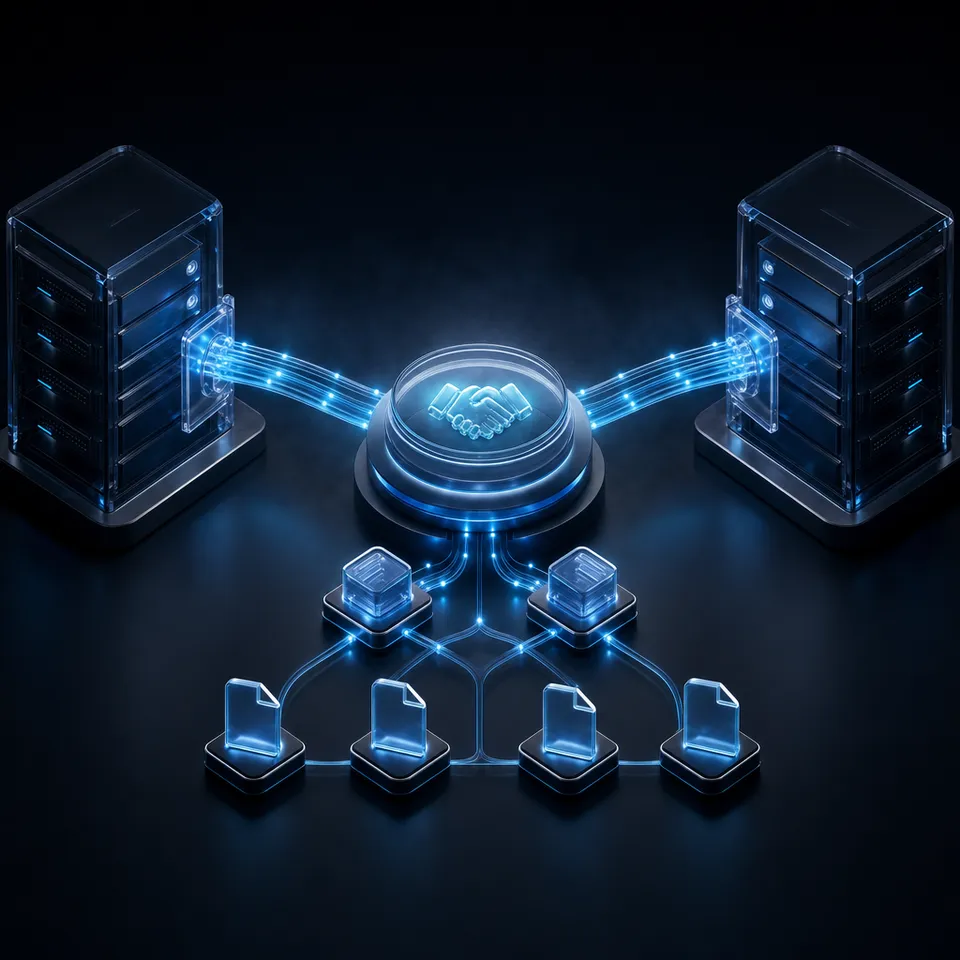 Claude Code terminal connected to remote cloud storage workspaces through MCP