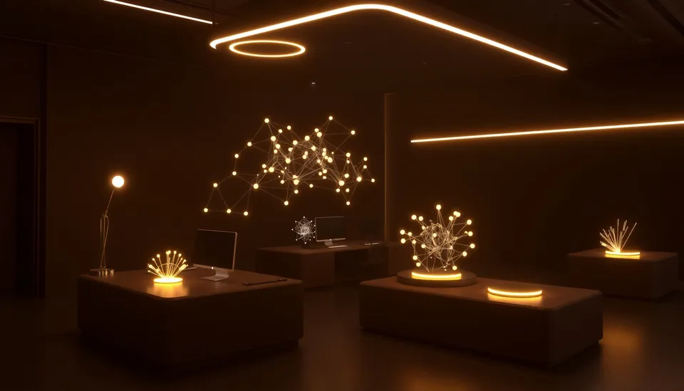 Illustration of an AI agent sharing a workspace with human team members