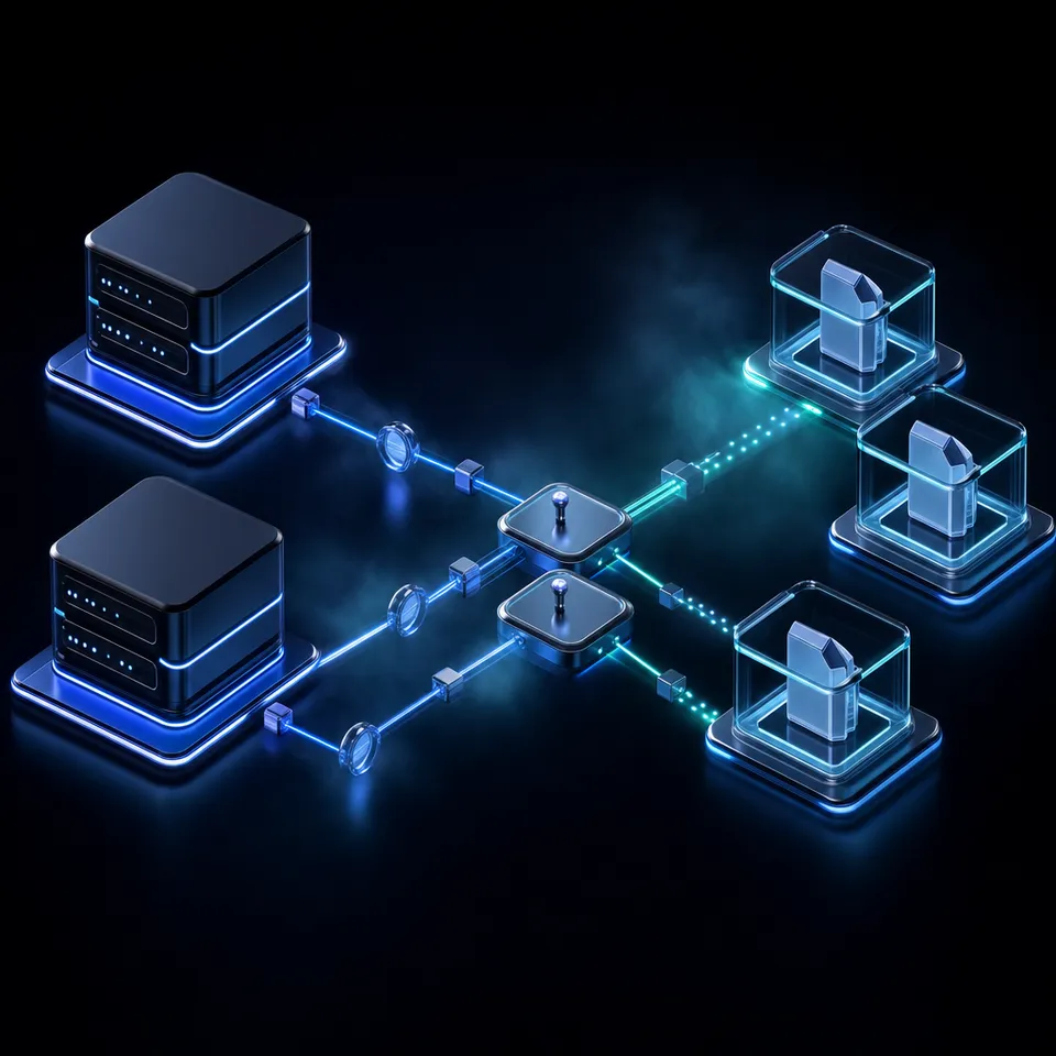 Architecture diagram showing Claude Desktop connecting to Dropbox files via Model Context Protocol