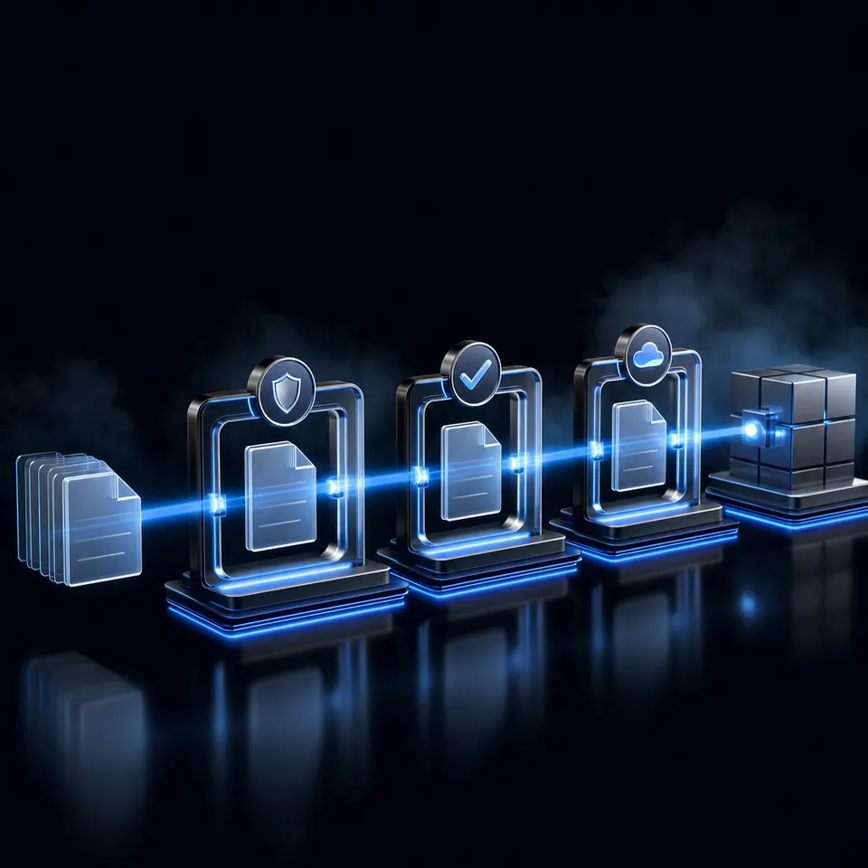 Establishing a secure transition from autonomous agent outputs to human ownership.