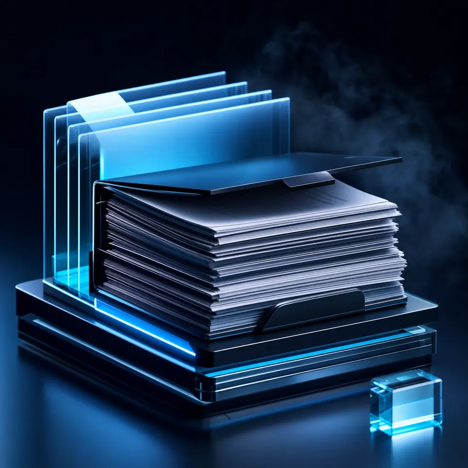 Structured folder tree showing litigation case files organized by category and date prefix.