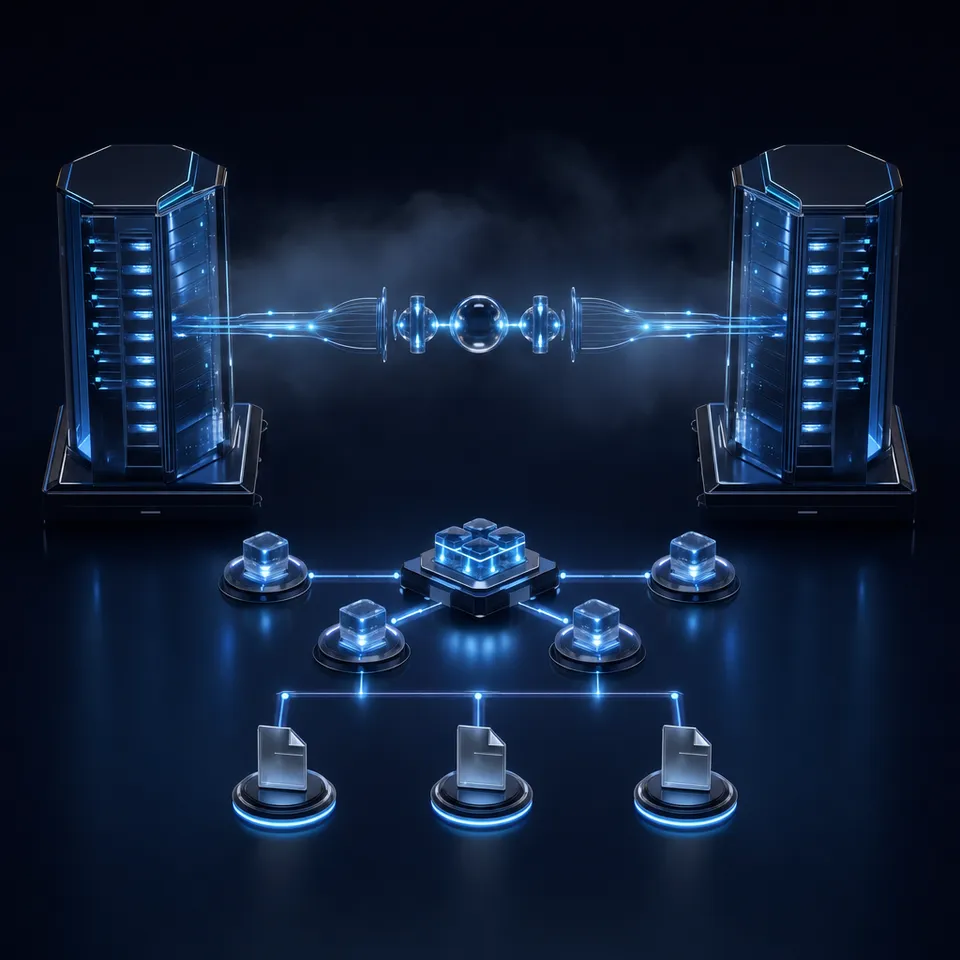 A centralized company brain MCP server allows development tools to query shared documentation and write files.