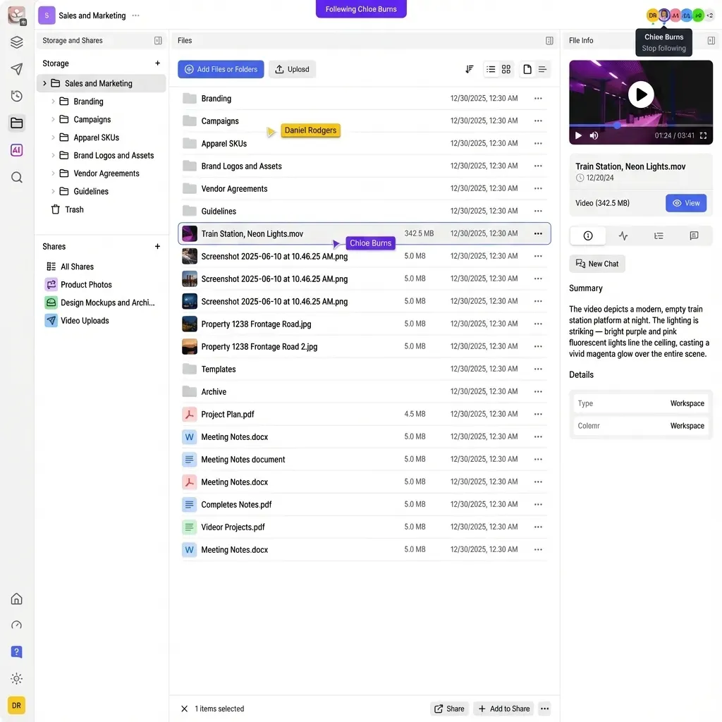 Fast.io Cloud Native Interface