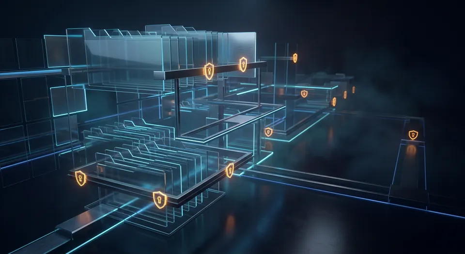Secure data room vault interface for managing confidential project documents