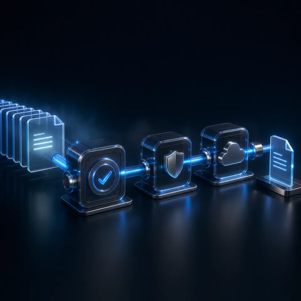 Managing large datasets and attachments for Devin AI sessions using persistent cloud workspaces.