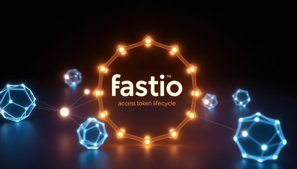 Abstract representation of AI agents sharing secure API access tokens in a Fast.io workspace