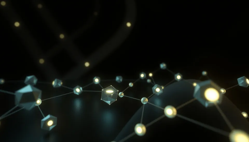 An abstract digital representation of an audit log and version history inside an AI workspace