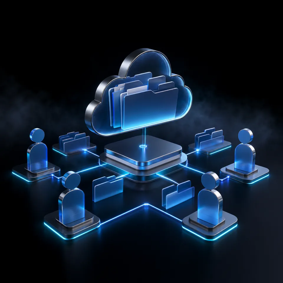 Modern file compression and direct workspace sharing eliminate transfer bottlenecks