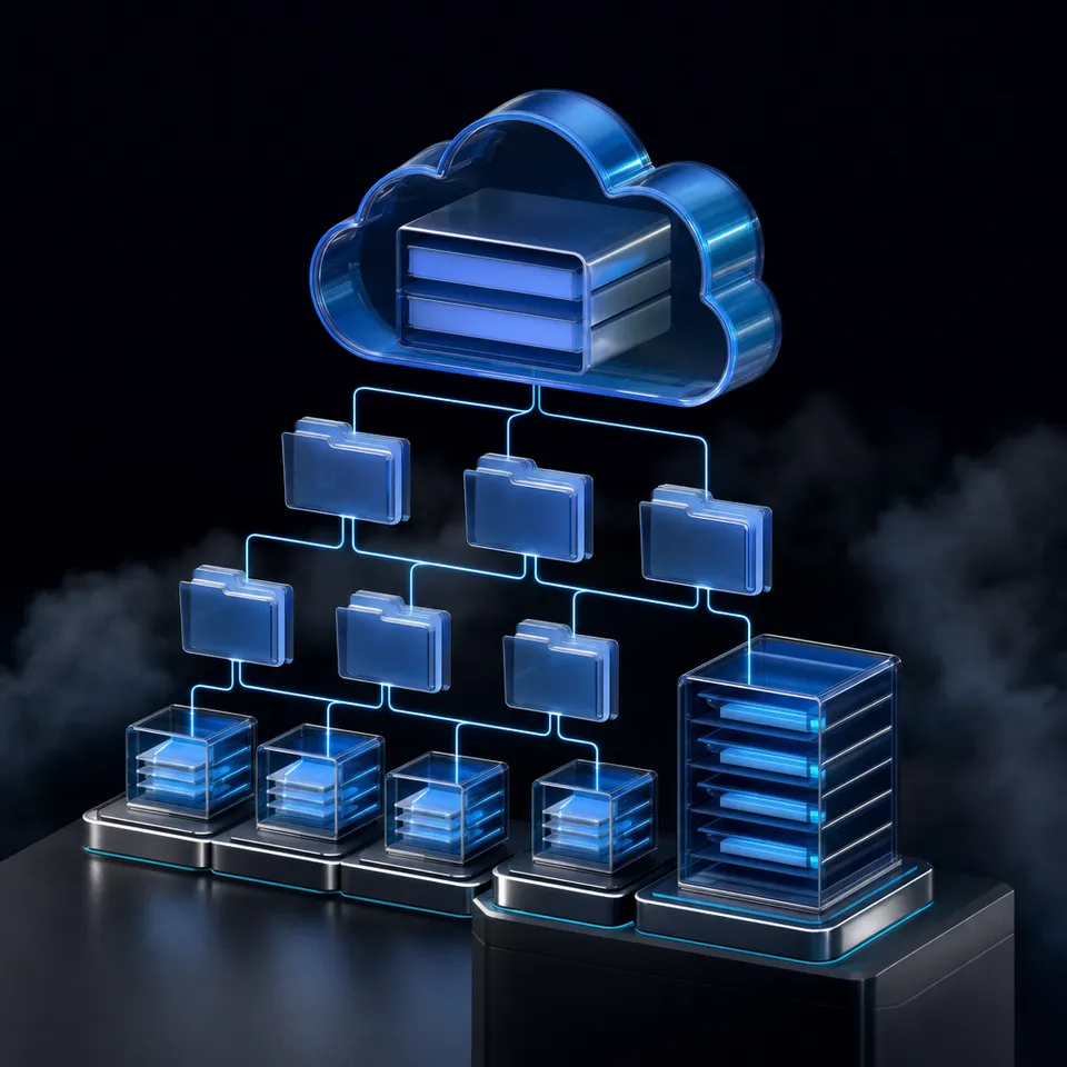 Architecture diagram showing an AI agent querying Google Cloud Storage and an intelligent workspace via Model Context Protocol
