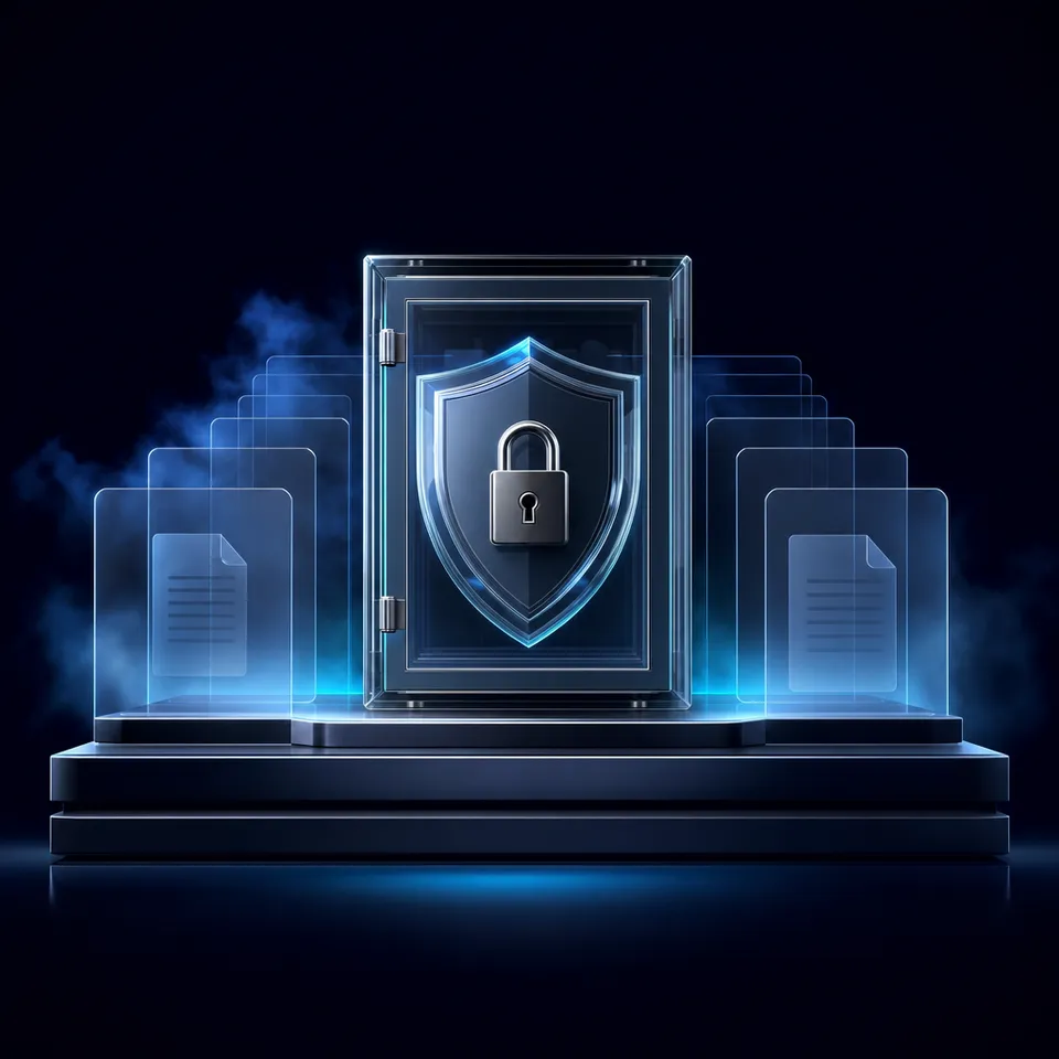 Secure vault representing container isolation and authorization controls