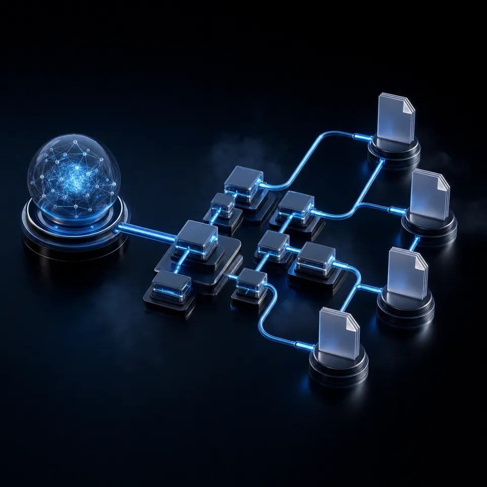 AI agent interacting through a shared workspace interface