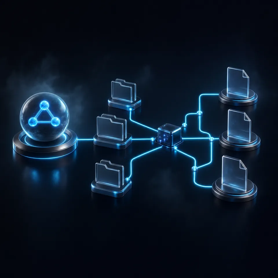 AI agent sharing files through a collaborative workspace