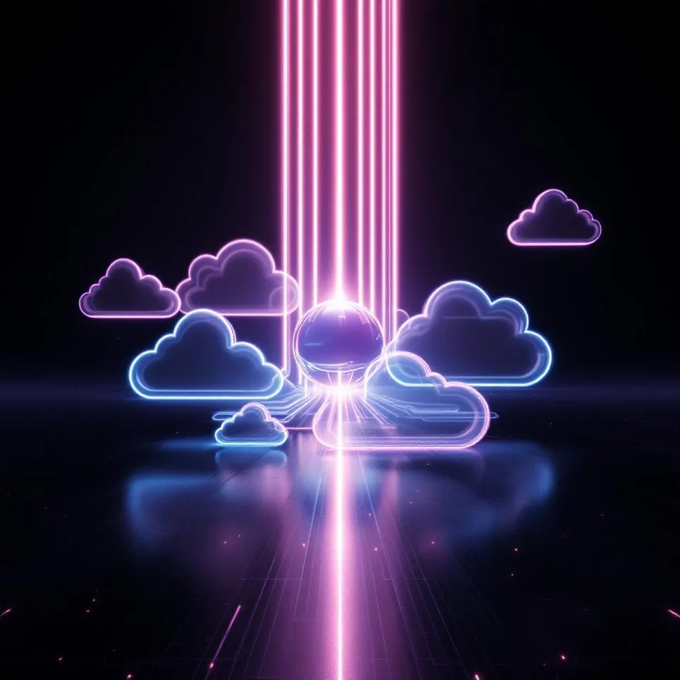 Cloud storage workspace consolidating files from multiple providers for AI training