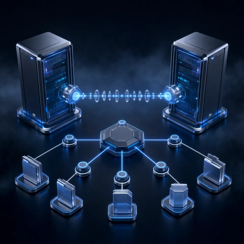 Local MCP connects tools through workstation subprocesses, while remote MCP exposes shared workspace intelligence across distributed agents.