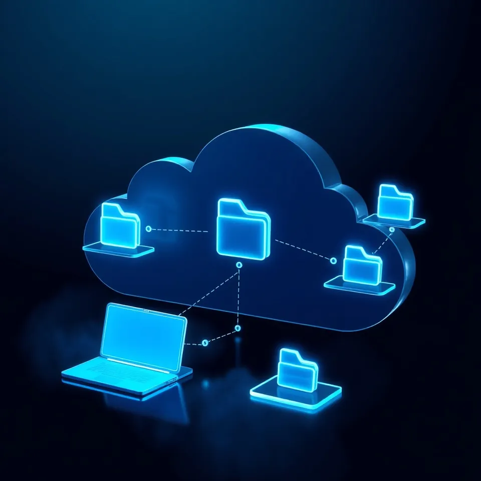 Audit trail interface showing tracked file operations and metadata records
