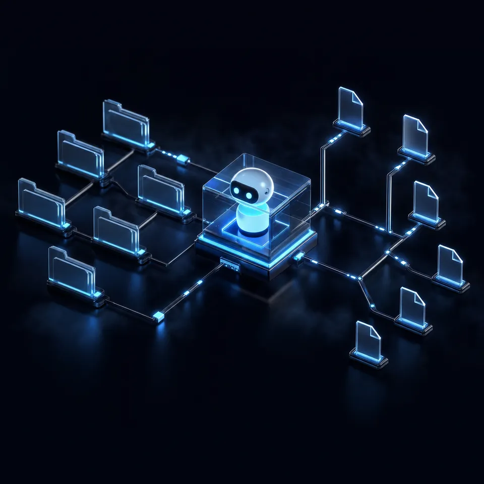 Exposing legacy Windows storage to AI agent workspaces
