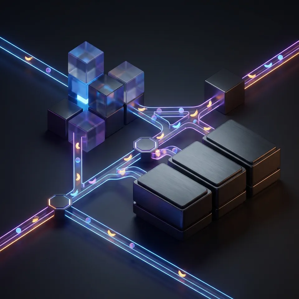 n8n workflow diagram showing AI nodes connected to cloud file storage