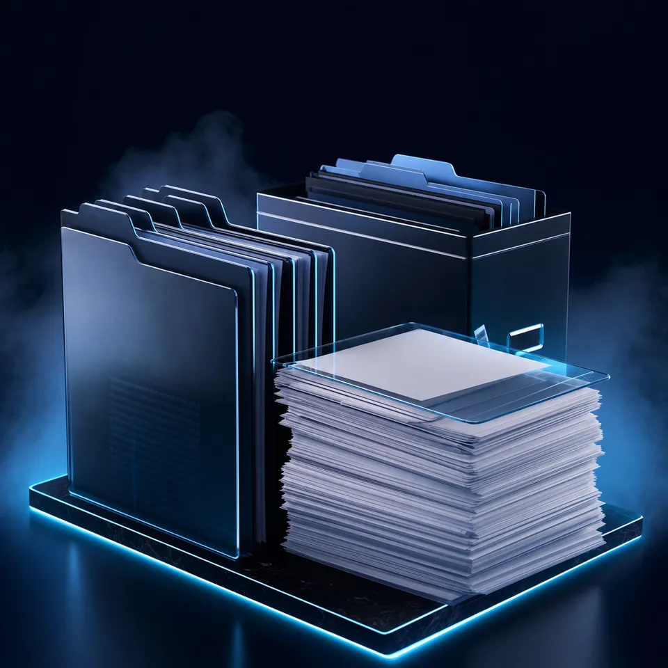 Centralized workspaces layout showing organized case documents and files.