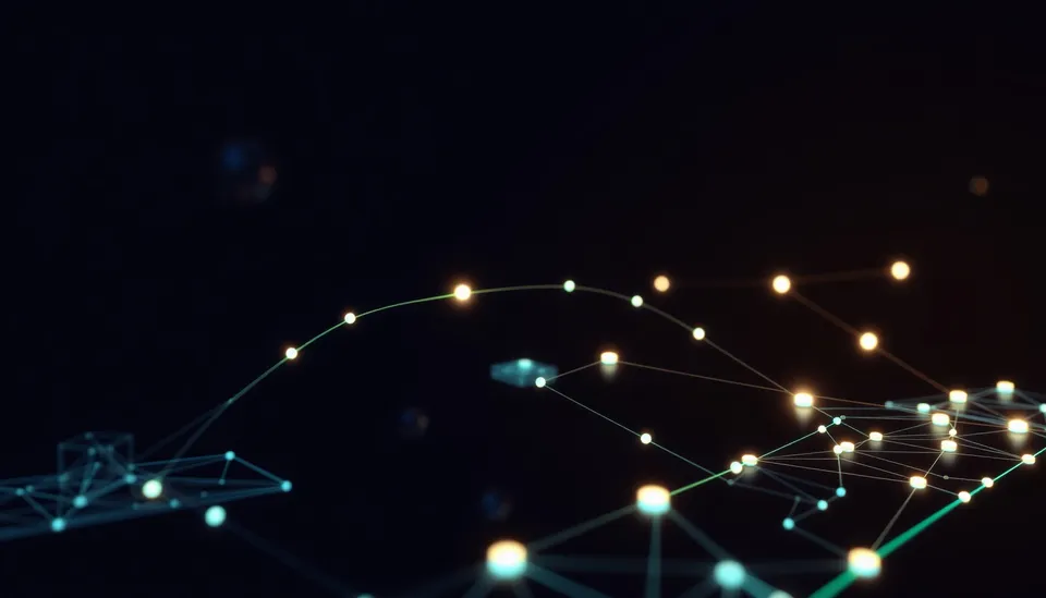 Abstract visualization of webhook event routing through cloud architecture