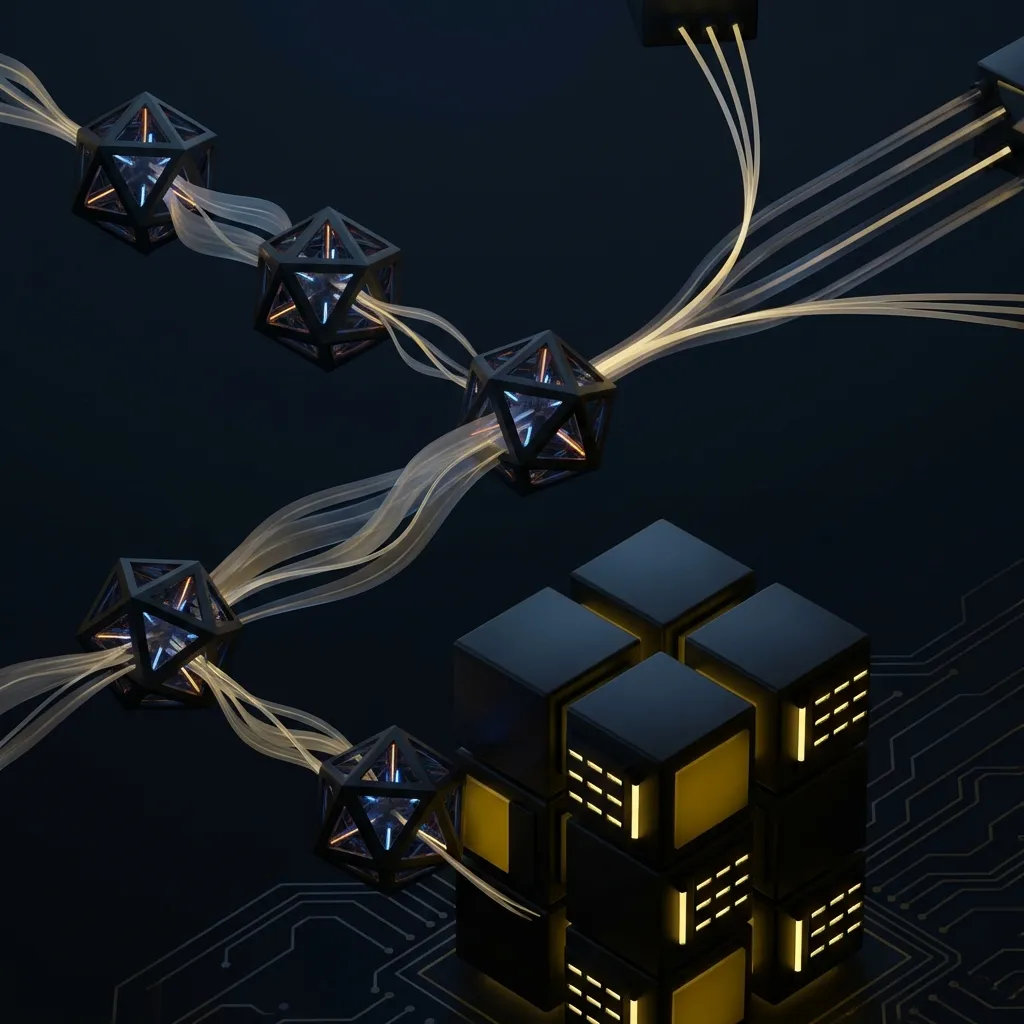 Architecture diagram showing hybrid storage for AI agents