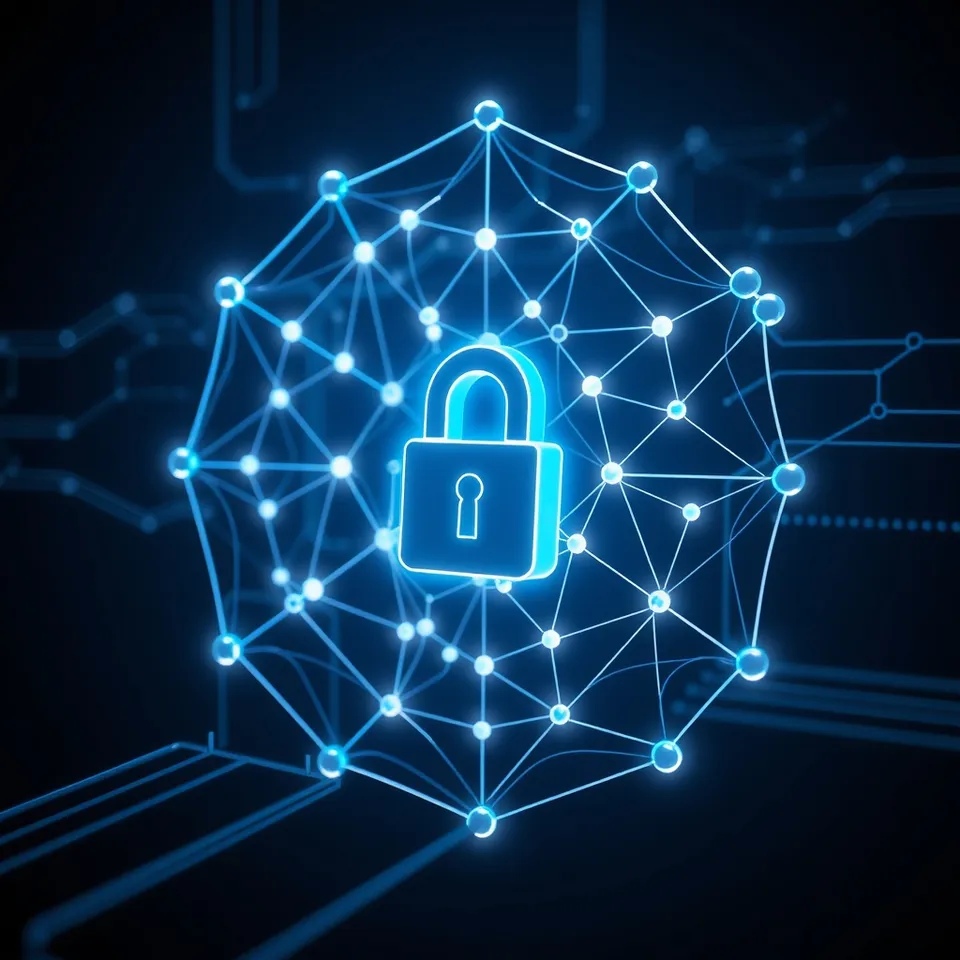 Secure vault interface representing encrypted document storage