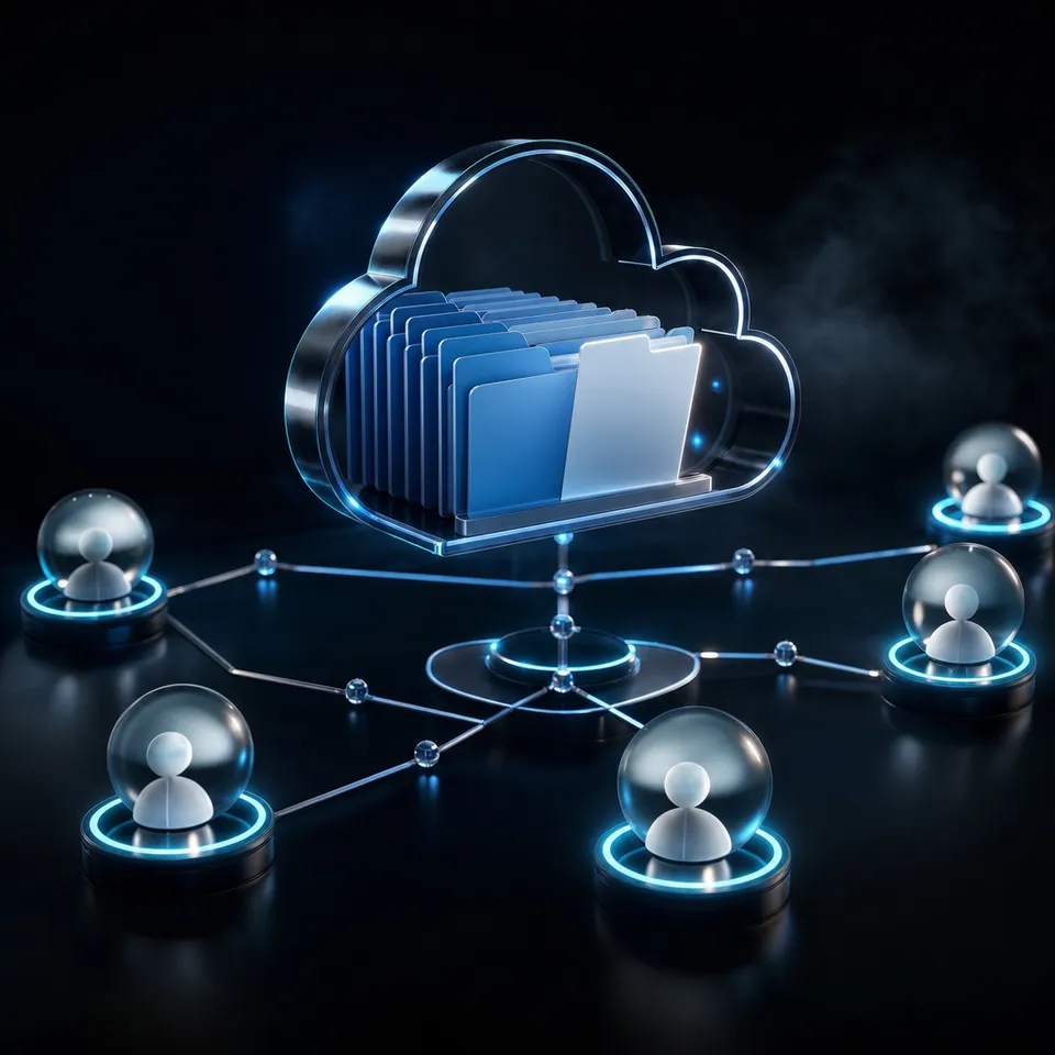 A matter-centric SharePoint architecture separates active client matters into isolated sites with standardized legal metadata.