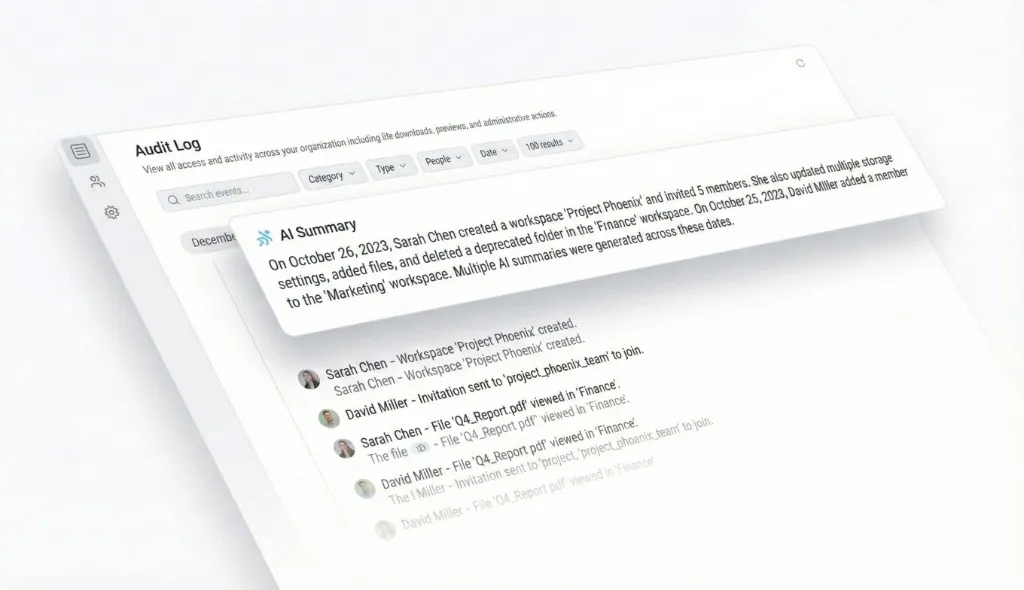 AI agent accessing persistent file storage with semantic search
