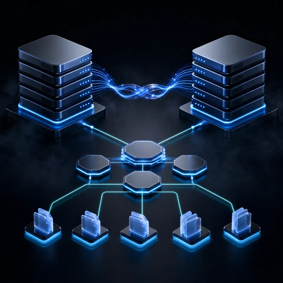 AI agent connecting to Wasabi hot cloud storage and Fast.io workspace via Model Context Protocol