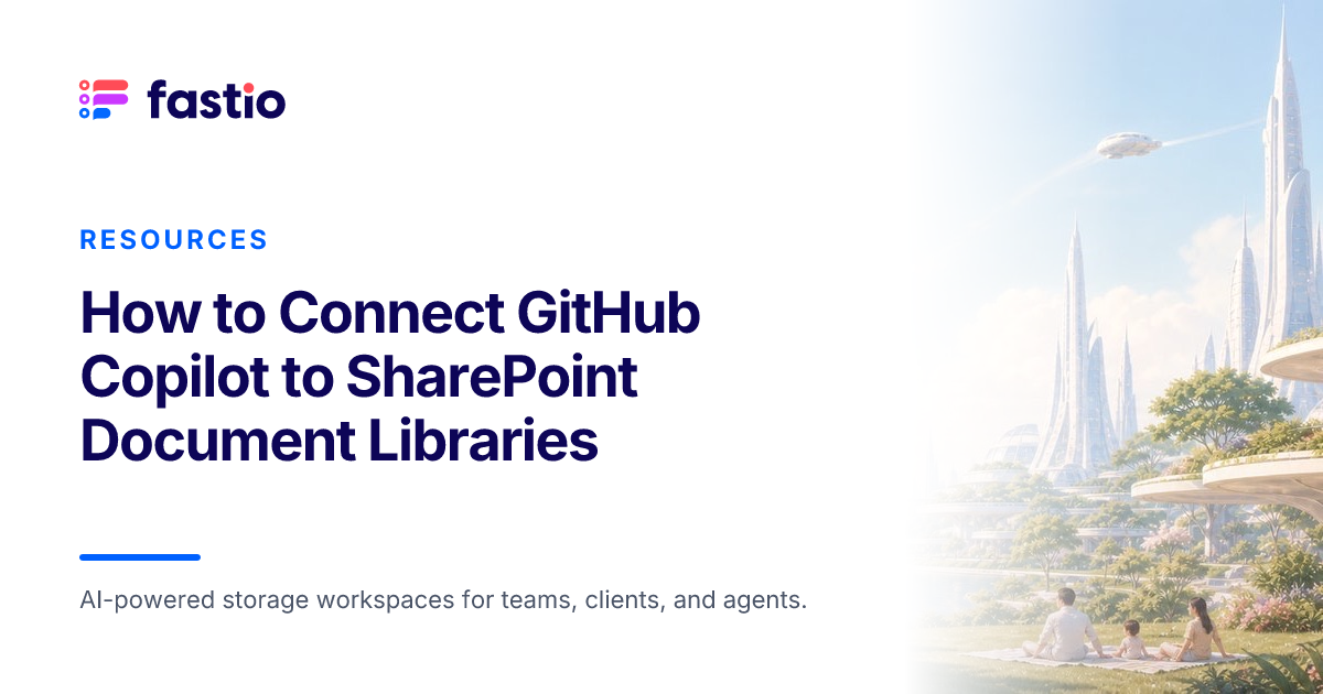 Copulit Studio Features How to Connect GitHub Copilot to SharePoint Document Libraries | Fastio